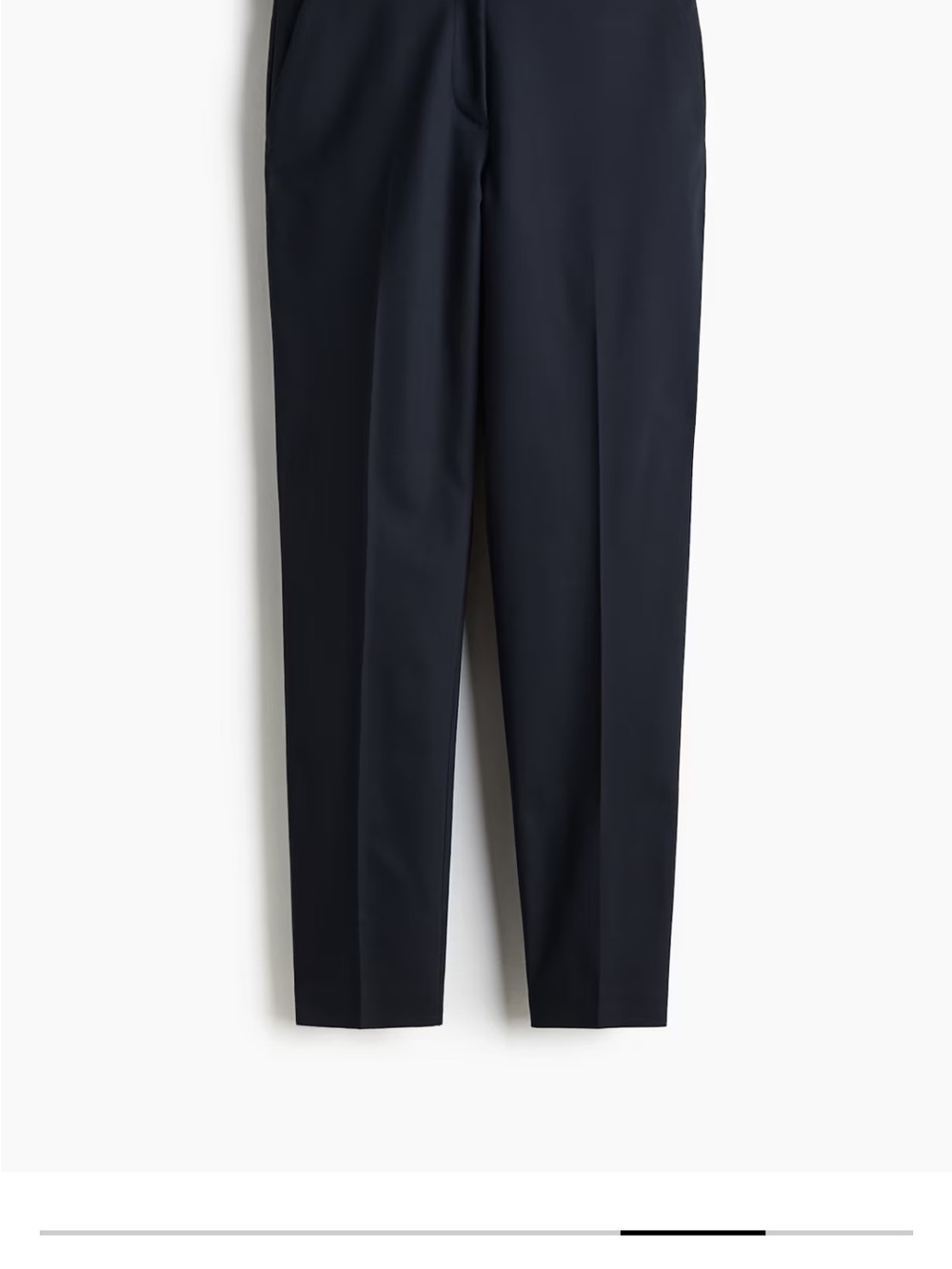 H&M Black Ribbed Waistband Skirt